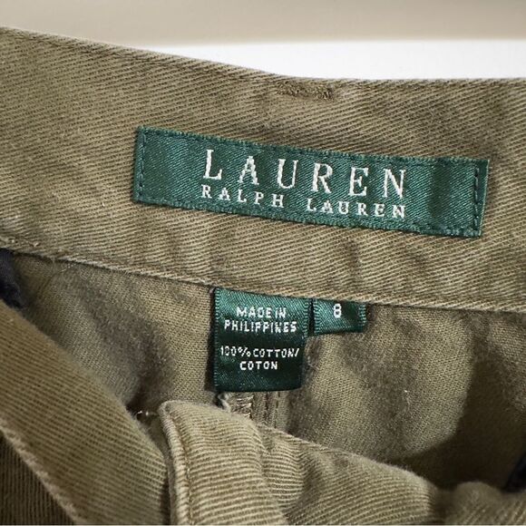 LAUREN RALPH LAUREN GREEN CHINO SHORTS‎ 8 - Picture 7 of 10